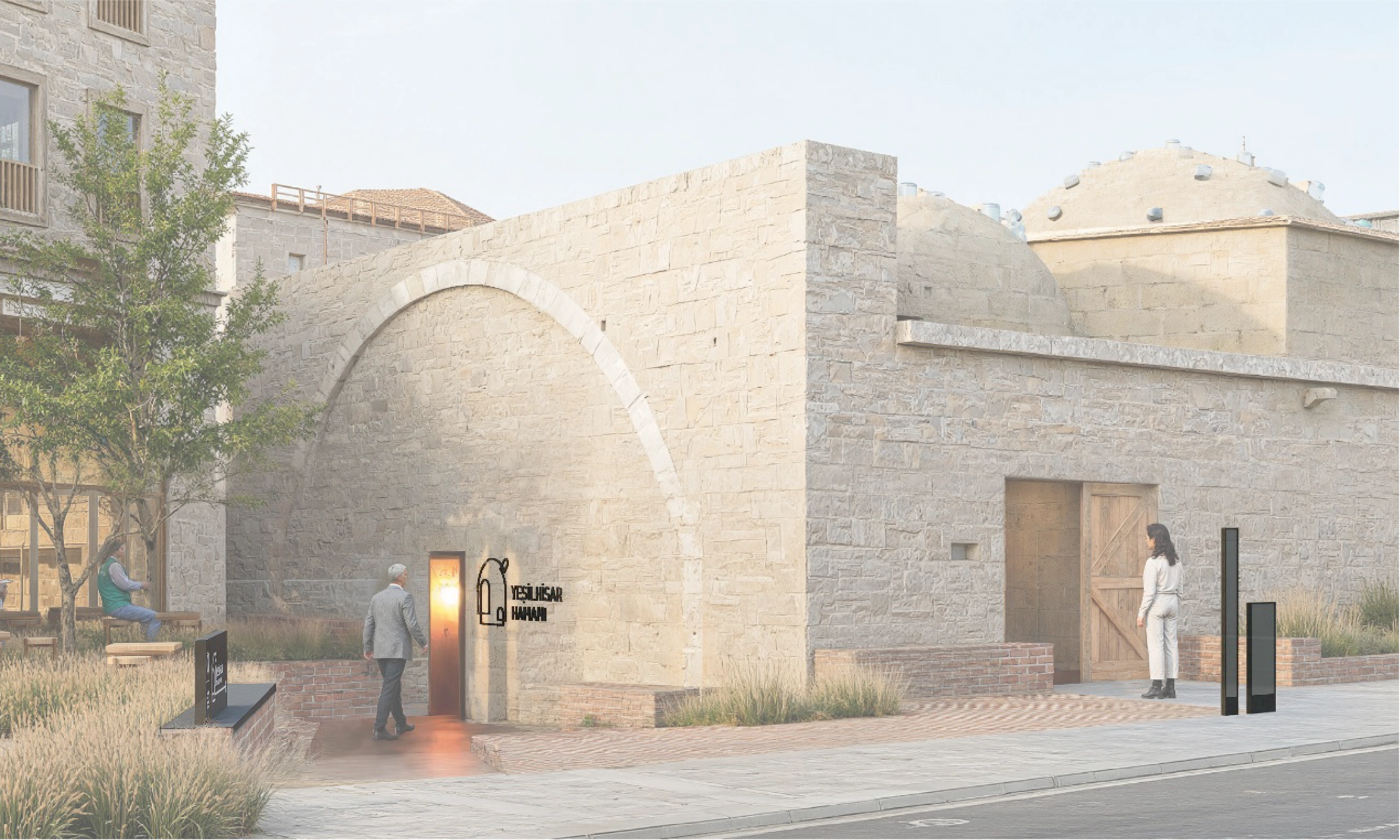 Yeşilhisar Bathhouse Visitor Center, project image