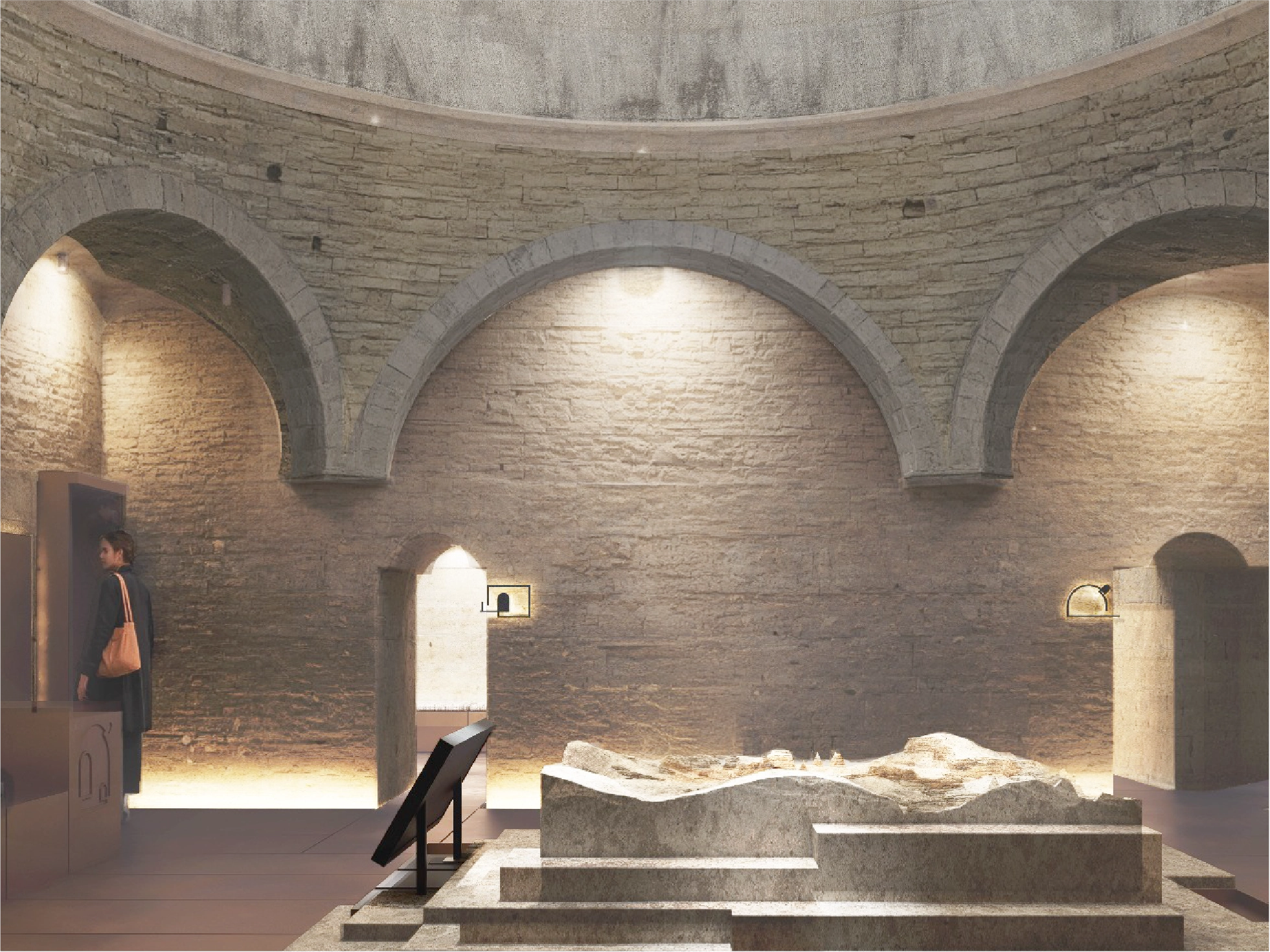 Yeşilhisar Bathhouse Visitor Center, project image